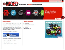 Tablet Screenshot of moed.nl